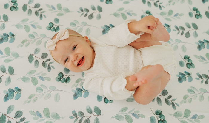 Nodnal Co Leafy Bassinet Fitted Sheet Set - Premium Baby Bedding & Essentials