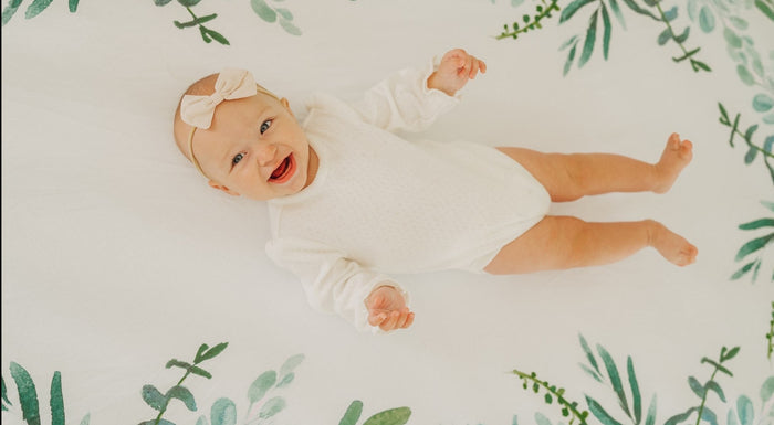 Nodnal Co Leafy Bassinet Fitted Sheet Set - Premium Baby Bedding & Essentials