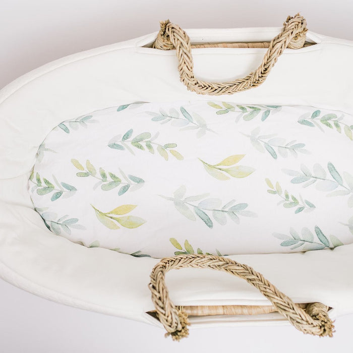 Nodnal Co Leafy Bassinet Sheet - Premium Baby Bedding & Essentials