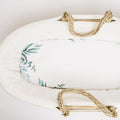 Nodnal Co Leafy Border Bassinet Sheet - Premium Baby Bedding & Essentials