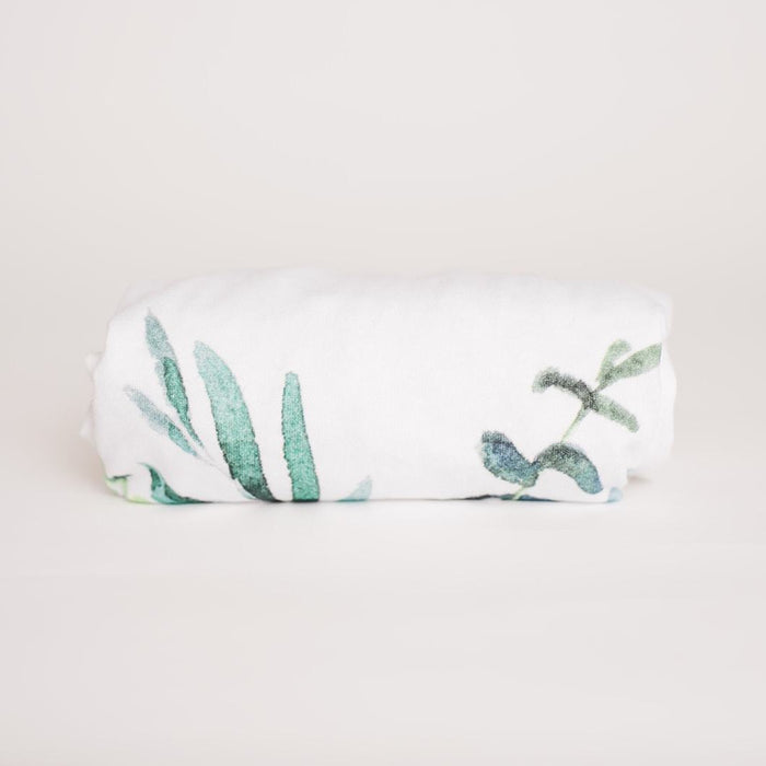 Nodnal Co Leafy Border Bassinet Sheet - Premium Baby Bedding & Essentials