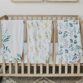 Nodnal Co Leafy Fitted Crib Sheet Set - Premium Baby Bedding & Essentials