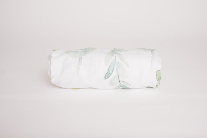Nodnal Co Leafy Greens Fitted Crib Sheet - Premium Baby Bedding & Essentials