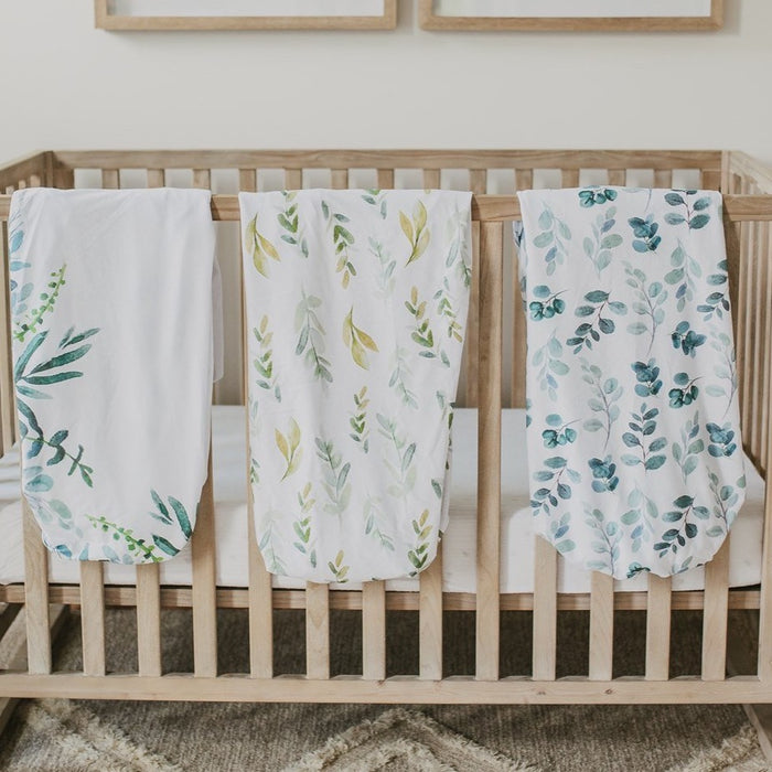 Nodnal Co Leafy Mini Crib Fitted Sheet Set - Premium Baby Bedding & Essentials