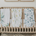 Nodnal Co Leafy Mini Crib Fitted Sheet Set - Premium Baby Bedding & Essentials