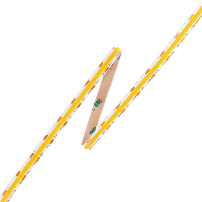 LED COB Tape Light | Dot-Free Flexible Strip, 8W, 8mm, 24V