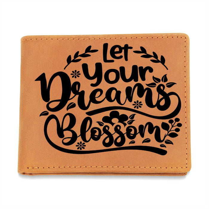 Let Your Wallet Blossom-Graphic Leather Wallet is the Perfect Gift