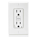 Leviton AGTR1-W Tamper-Resistant Dual-Function AFCI/GFCI Outlet with LED Indicator Light, 15 Amp, White