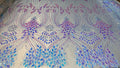 Lily Flower Iridescent Lace