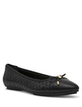 Anne Klein Black Luci Wrap Ballet Flat