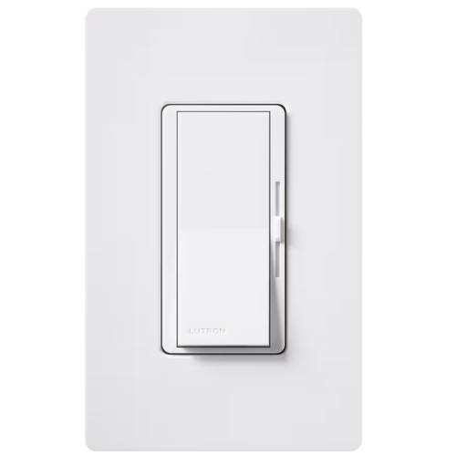 Lutron DVCL-153PH-WHC Diva LED+ Dimmer Switch, Single Pole or 3-Way