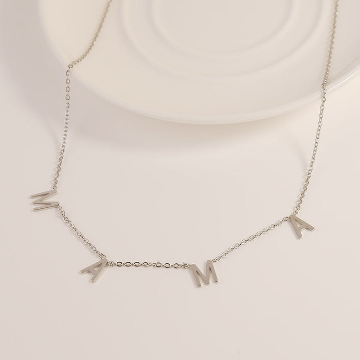 Nodnal Co MAMA Letter Necklace - Premium Baby Bedding & Essentials