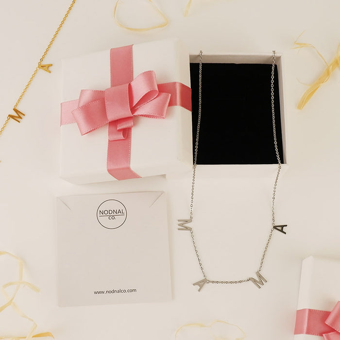 Nodnal Co MAMA Letter Necklace - Premium Baby Bedding & Essentials