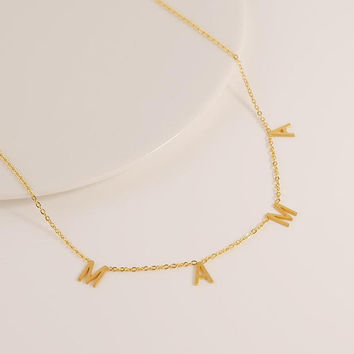 Nodnal Co MAMA Letter Necklace - Premium Baby Bedding & Essentials