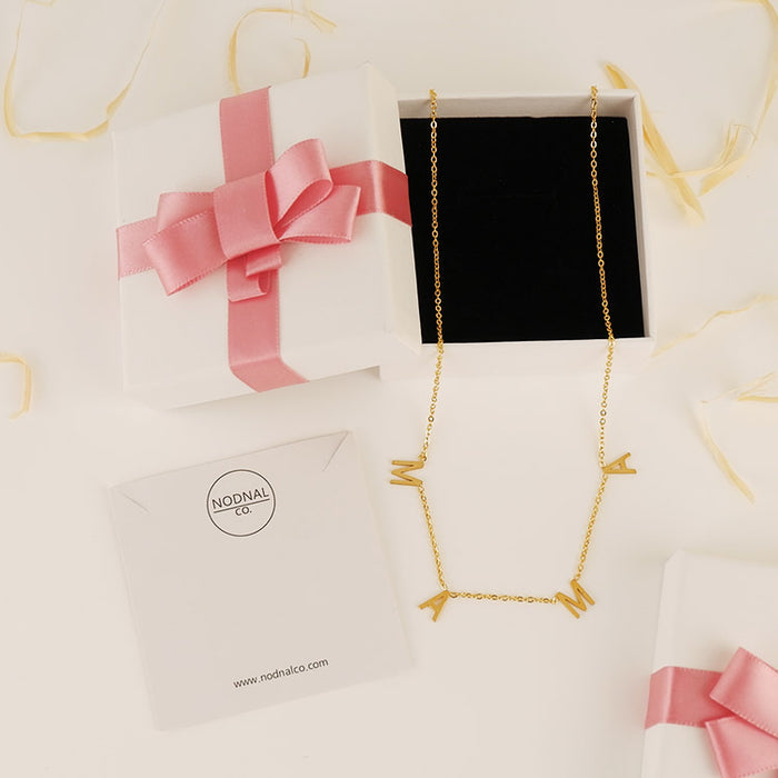 Nodnal Co MAMA Letter Necklace - Premium Baby Bedding & Essentials
