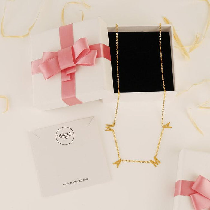 Nodnal Co MAMA Letter Necklace - Premium Baby Bedding & Essentials
