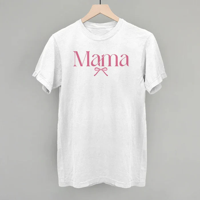 Mama Pink Bow Tee