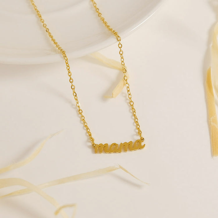 Nodnal Co Mama Script Necklace - Premium Baby Bedding & Essentials