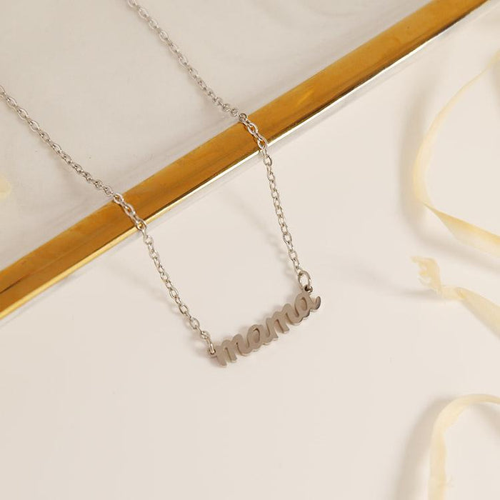 Nodnal Co Mama Script Necklace - Premium Baby Bedding & Essentials