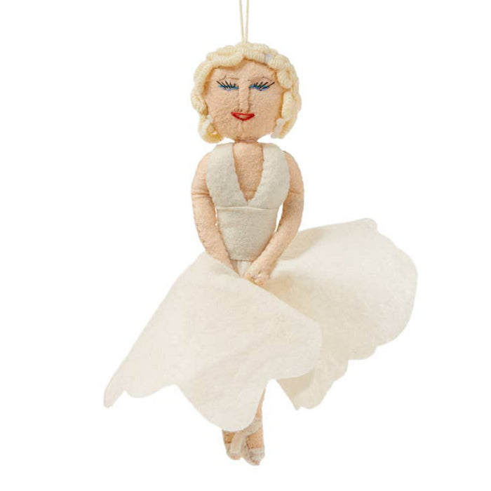 Marilyn Monroe Felt Ornament - bubblegum market