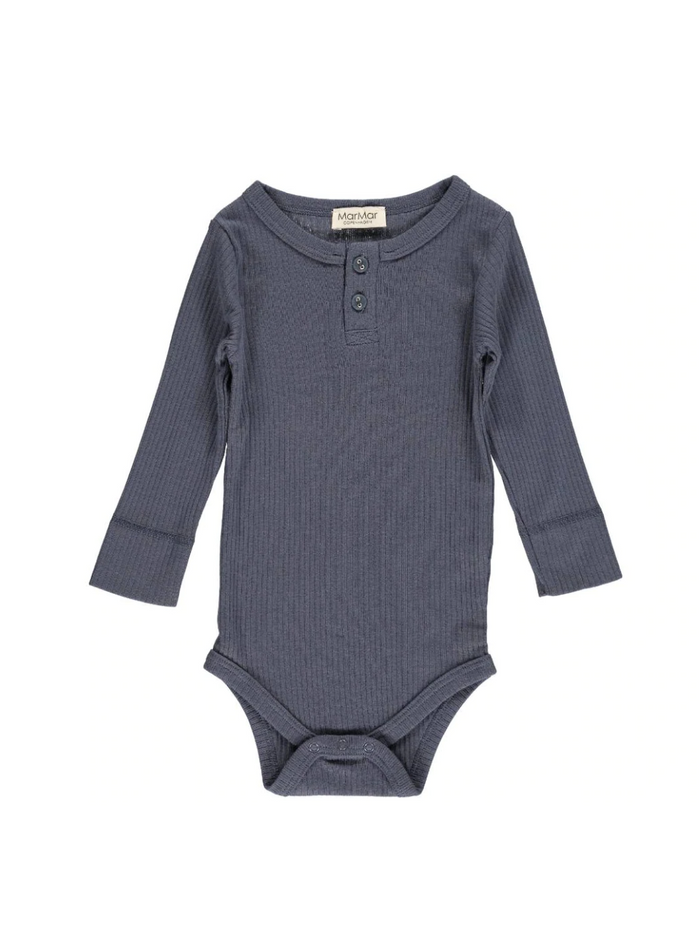 MarMar Body LS, Bodysuit - Blue