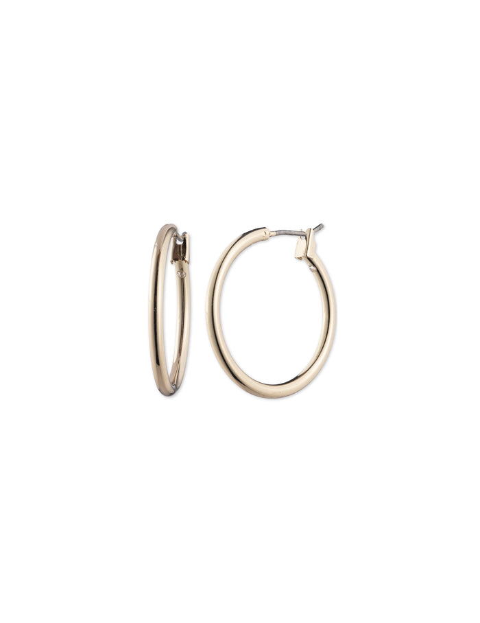 Anne Klein Gold-Tone Medium Gold-Tone Hoop Earrings