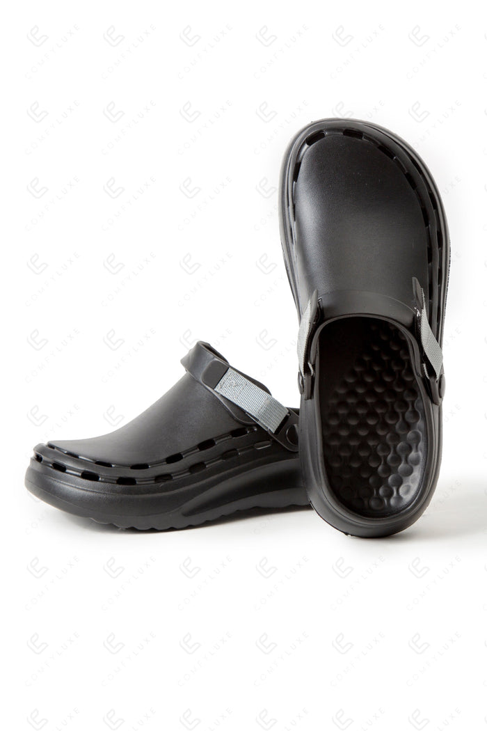 MEN’S SOLID COLOR CLOGS SLIPPERS/SLIDES