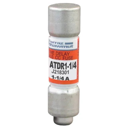 Mersen ATDR1-1/4 - Class CC Fuse - Time-Delay 1-1/4A 600VAC