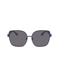Anne Klein Navy Metal Braided Sunglasses