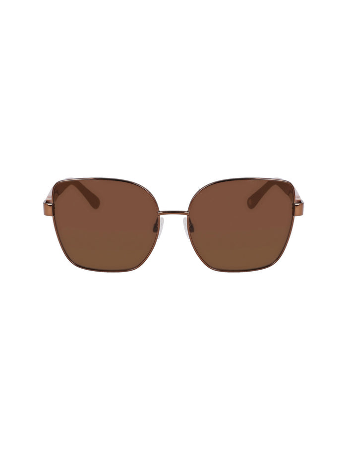 Anne Klein Mocha Metal Braided Sunglasses