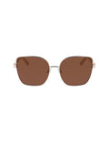 Anne Klein Gold Metal Braided Sunglasses