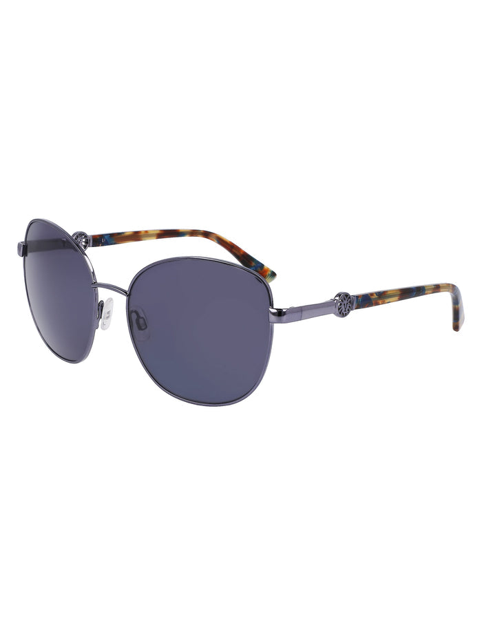 Anne Klein  Metal Round Leo Sunglasses