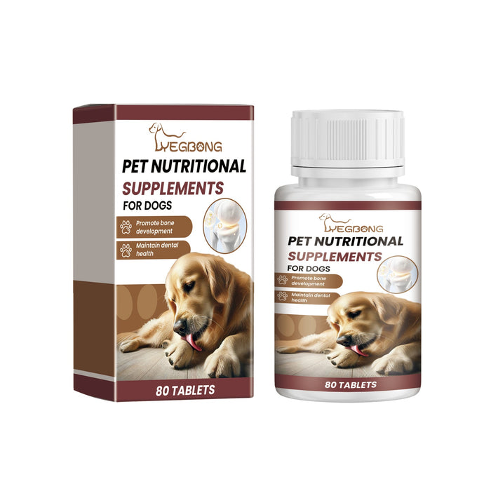 Milk Calcium & Vitamin Supplement Tablets For Dogs
