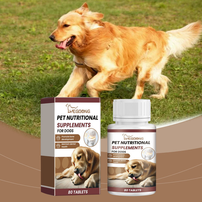 Milk Calcium & Vitamin Supplement Tablets For Dogs