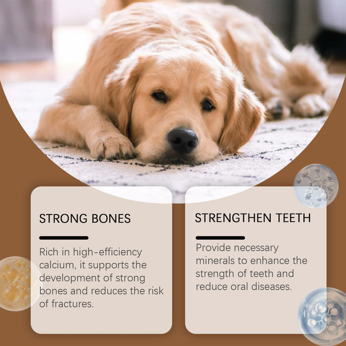 Milk Calcium & Vitamin Supplement Tablets For Dogs