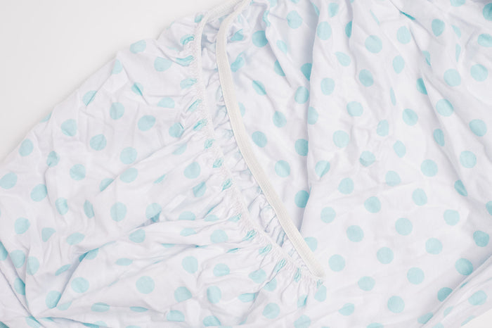 Nodnal Co Mint Polka Dot Changing Pad Cover - Premium Baby Bedding & Essentials