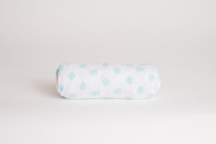 Nodnal Co Mint Polka Dot Changing Pad Cover - Premium Baby Bedding & Essentials