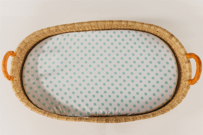 Nodnal Co Mint Polka Dot Changing Pad Cover - Premium Baby Bedding & Essentials