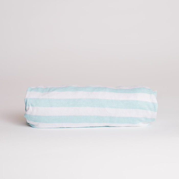 Nodnal Co Mint Stripe Bassinet Sheet - Premium Baby Bedding & Essentials
