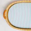 Nodnal Co Mint Stripe Changing Pad Cover - Premium Baby Bedding & Essentials