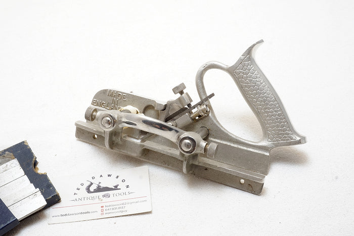 MINTY RECORD NO. 044 PLOW PLANE COMPLETE WITH 8 CUTTERS