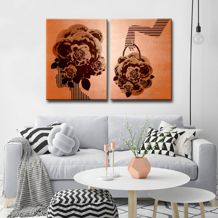'Mod Swag No. 3' 2 Piece  Wall Art