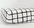 Nodnal Co Modern Grid Toddler Bed Sheet - Premium Baby Bedding & Essentials