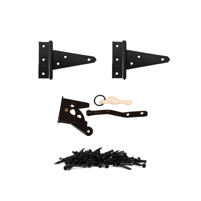 Morgan Creek Chicken Runner Plans for R20 Latch, Hinges, and Screws - Shed Windows and More, Inc.