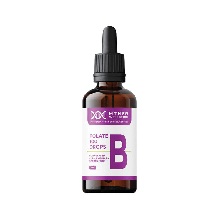MTHFR Wellbeing Folate B9 100 Drops - 30ml - L'Organic