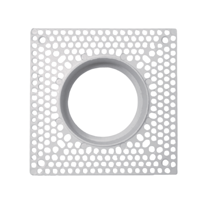 Round mud in plate for led trimless downlight