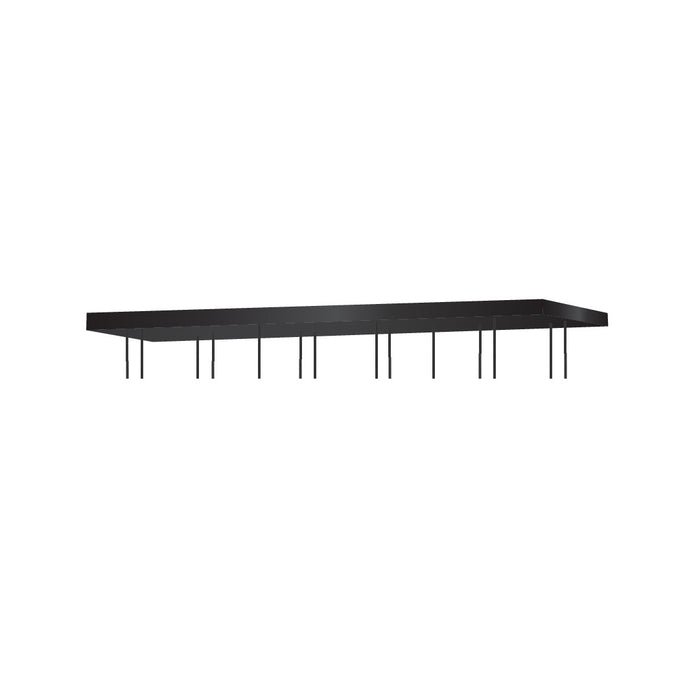 Multi -drop Plate Rectangular - 14 Head - Black – lighting accessory | LAMP & LIGHT - Design forward Decorative lamp , Downlights, pendant lamp , striplights