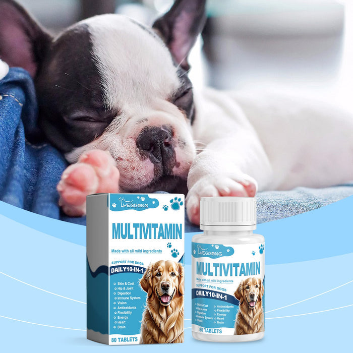 Multivitamin Nutritional Health Supplement Tablets for Dogs