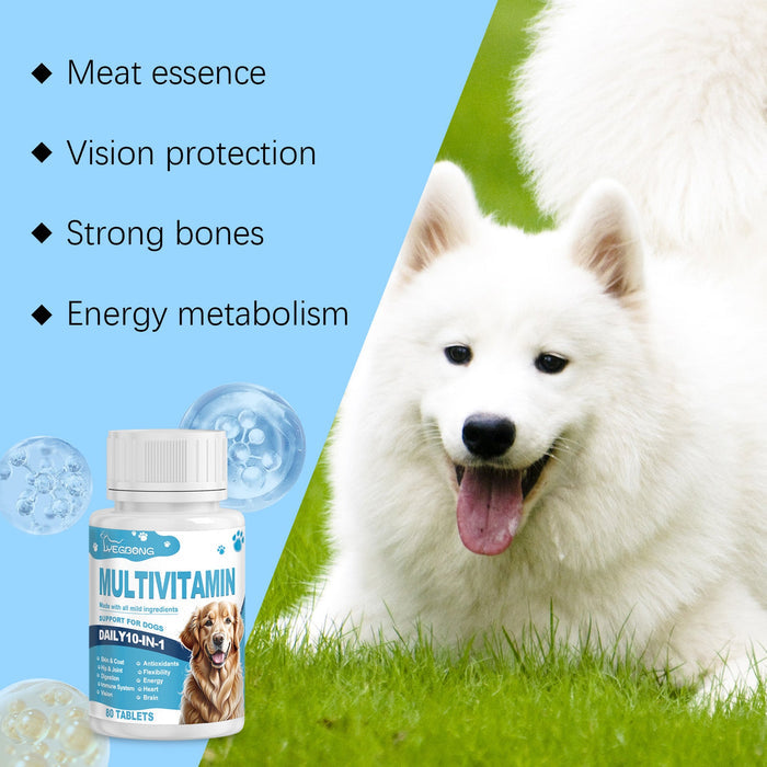 Multivitamin Nutritional Health Supplement Tablets for Dogs