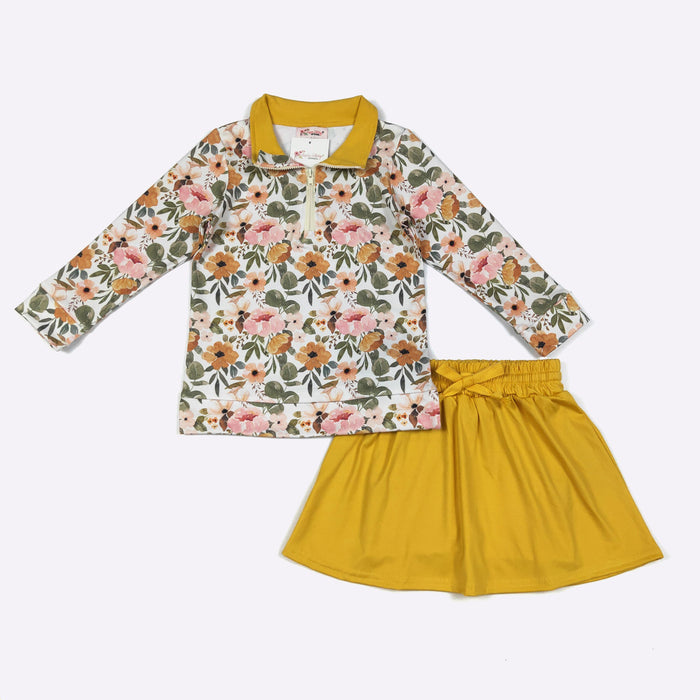 Mustard Skort Set